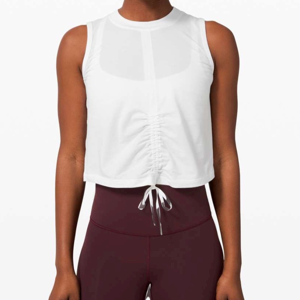 NWT- lululemon cinch me up front tank